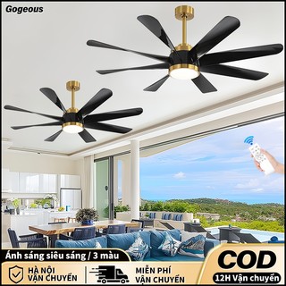 GOGEOUS Quạt trần 8 cánh kích thước siêu lớn 152cm Thích hợp cho, phòng khách, trung tâm mua sắm, quán cà phê