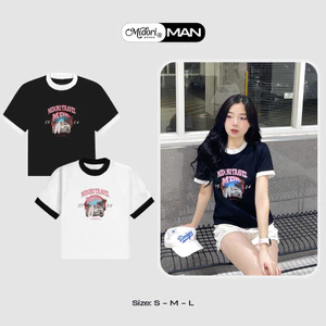 Áo Thun Baby Tee Vintage Cotton Phông Nam Nữ Unisex Local Brand Cổ Tròn Tôn Dáng | MIDORI FOR MAN