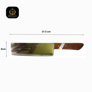 Dao thái lan Kiwi 22 cán gỗ đầu bằng cao cấp, dao thái thịt sắc bén hàng chính hãng - Bếp Của Hà