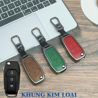 Ốp vỏ chìa khóa kim loại cho xe Ford Ranger XLT, Ranger Witrack,ốp chìa khóa Ford Ranger XLT, Ranger Witrack (ZFRG)