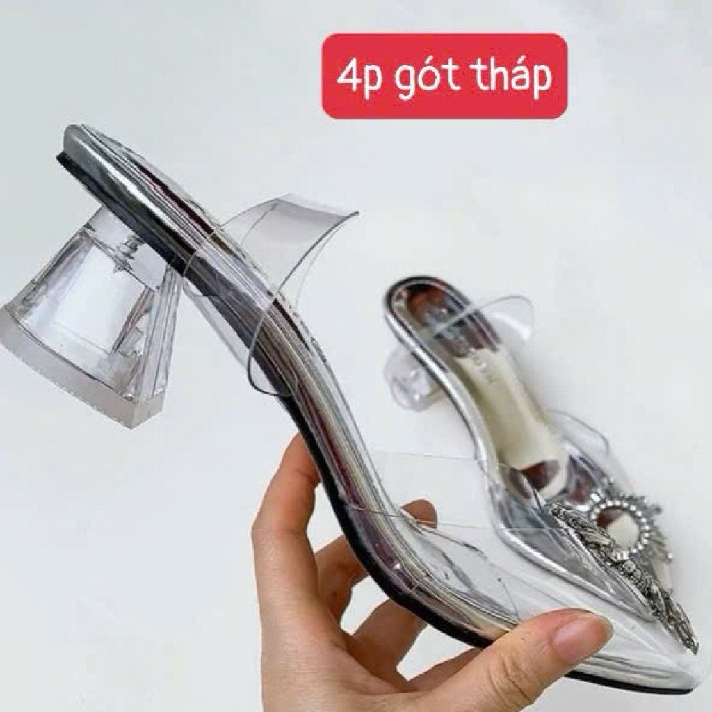Phụ kiện dép cao gót ( 1 cái ), gót riêng bán rời cho chị em thay gót - Tặng thêm vít cố định