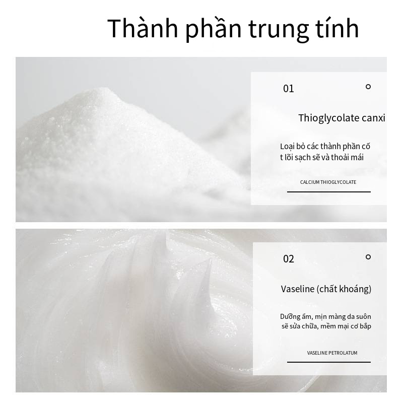 Kem Tẩy Lông Lành Tính Dịu Nhẹ Không Gây Kích ứng,Làm Sạch Lông Nách/Chân Nhanh Chóng Dễ Dàng Sử Dụng toàn thân hiệu quả