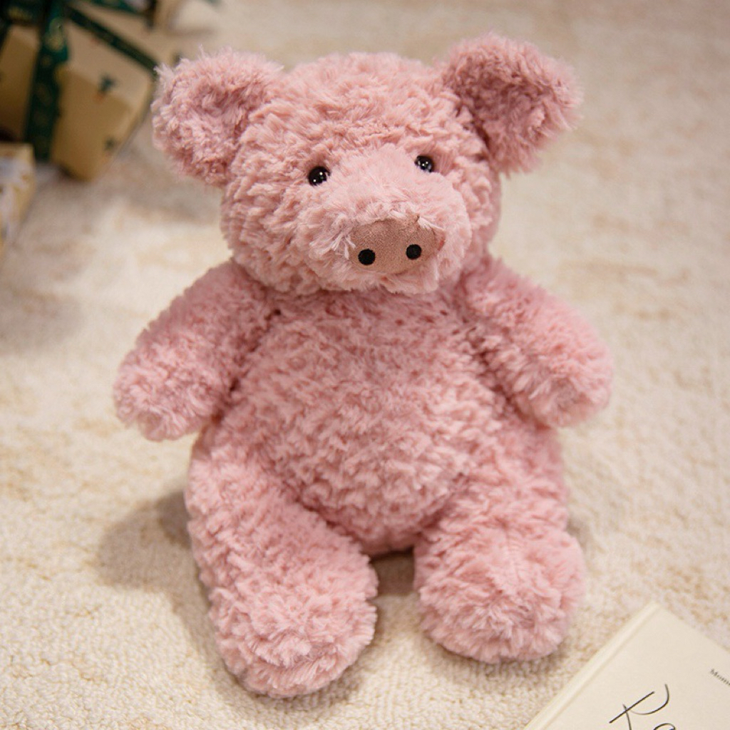 Gấu Thú Bông Heo Hồng Pijama Sleepy Ngủ Ngon Bỉm Tã Quà Tặng Độc Đáo Lông Xù Siêu Mềm Mịn Siêu Dễ Thương