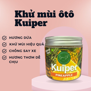 Sáp Thơm Khử Mùi ô Tô Hương Dứa Kuiper, khử mùi xe hiệu quả, hỗ trợ chống say xe, hương thơm dịu mát