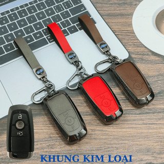 Ốp Chìa Khóa Xe Ford Ranger Wildtrak Raptor,ốp chìa khóa Everest,Explorer Chìa 3 Nút Nhiều Màu Ốp Hợp Kim Cao Cấp (ZFE3)