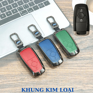 Ốp Chìa Khóa Xe Ford Ranger Wildtrak Raptor,ốp chìa khóa Ford Ecosport Chìa 3 Nút Nhiều Màu Ốp Hợp Kim Cao Cấp (ZFE2)