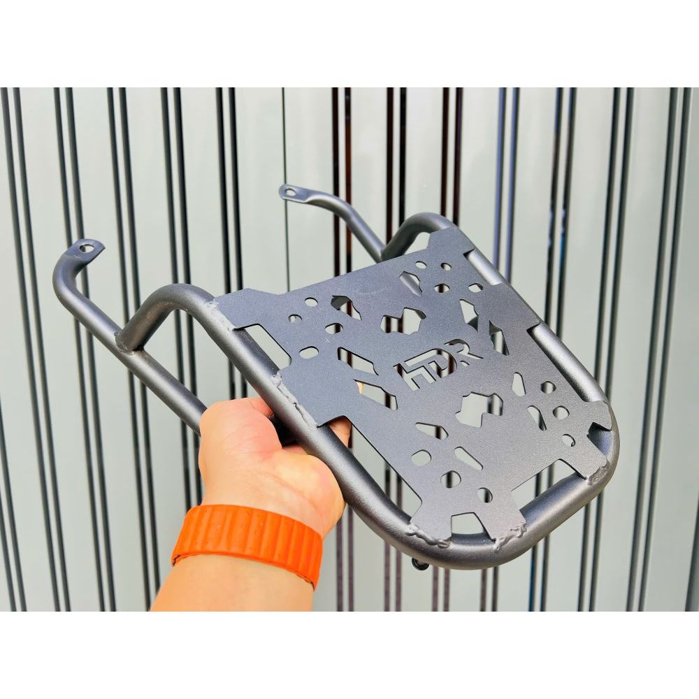 Cảng xe điện Vinfast EVO200 mẫu HDRracing và 2 Sọc sơn tĩnh điện chở hàng ,trang trí chất lượng