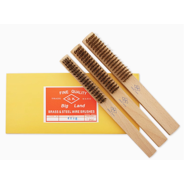 Bàn chải đồng thương hiệu Nhật Bản – Dụng cụ đánh bóng, làm sạch kim loại chất lượng cao