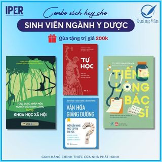 Combo Sách Cho Sinh Viên Nghành Y Dược : Tiếng lòng bác sĩ ,Tự Học, Định Lượng trong Khoa học xã hội,...