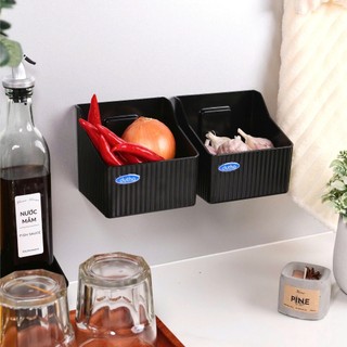 Kệ Dán Tường Vuông sọc đa năng - Dutha