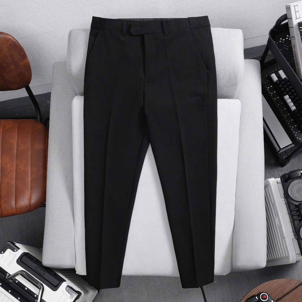 [Sidetab] Quần Tây Dài Nam Thông Minh Điều Chỉnh Độ Rộng Eo, Cotton Co Giãn Chống Nhăn Bền Màu AFF
