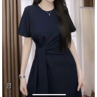 (G28) Váy Buộc Eo Cộc Tay dáng dài 115cm