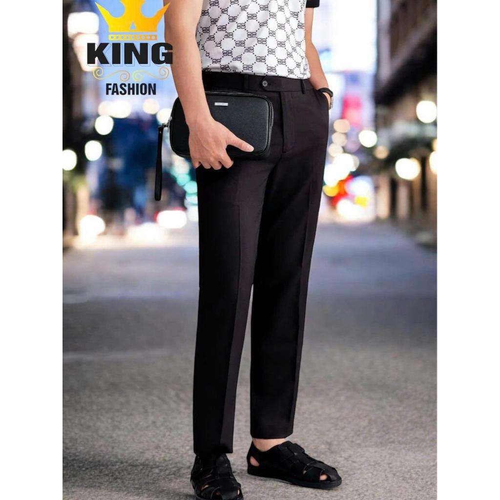 [Sidetab] Quần Dài Tây Âu Nam Cao Cấp Điều Chỉnh Độ Rộng Eo Cotton Co Giãn Chống Nhăn Bền Màu