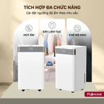 Máy hút ẩm dân dụng FUJIHOME DH12NW Nhập Khẩu, Máy hút ẩm không khí gia đình mini độ ồn thấp — ảnh 3