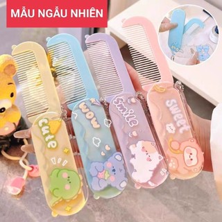 Gương Lược Gập Gọn Cao Cấp Hình Thú Dễ    Tiện Lợi Mang Theo ( mẫu ngẫu nhiên)