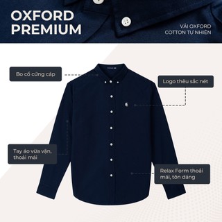 [BEST SELLER] Áo sơ mi nam tay dài OXFORD PREMIUM, BST SMART CASUAL, Cao Cấp, Thanh Lịch - POLOMANOR