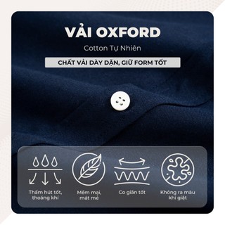 [BEST SELLER] Áo sơ mi nam tay dài OXFORD PREMIUM, BST SMART CASUAL, Cao Cấp, Thanh Lịch - POLOMANOR