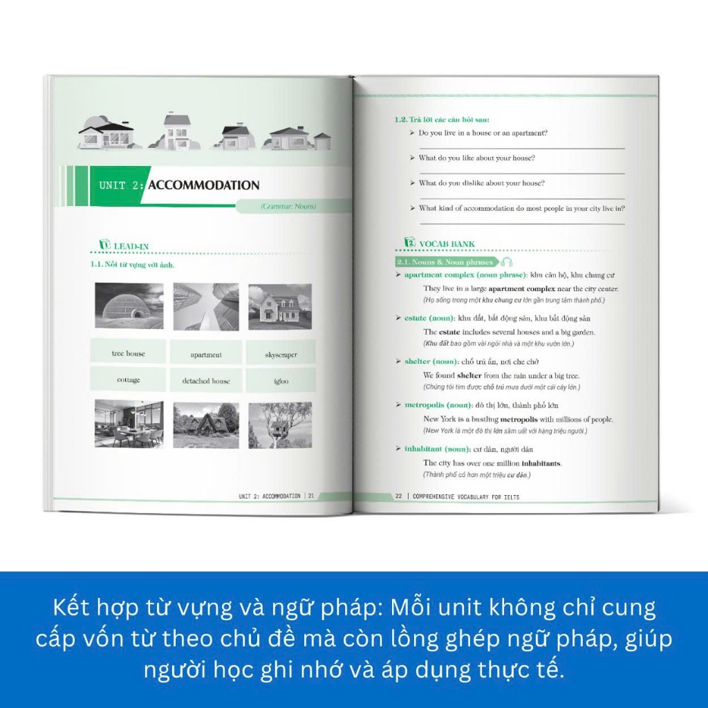 Sách - Comprehensive Vocabulary For IELTS - Từ vựng toàn diện luyện thi IELTS