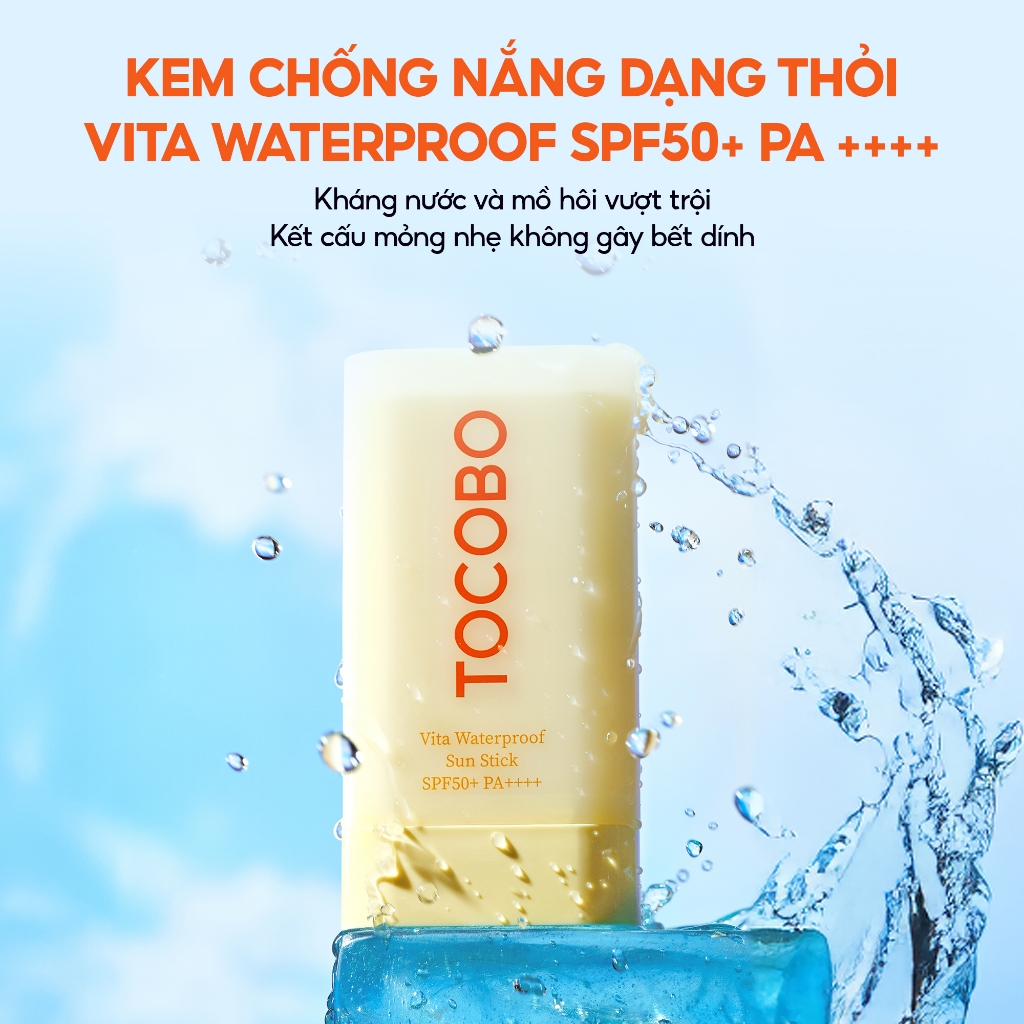 Combo chống nắng bảo vệ toàn diện cho da Vita Tone Up SPF50+ PA++++ 50ml & Mini Vita Waterproof Sun Stick SPF50+ PA++++
