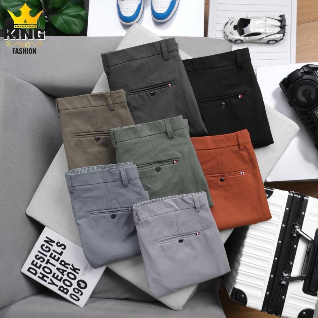 Quần Short Tây Nam KINGFASHION Vải Cotton Co Giãn 2 Chiều Chất Lượng Cao Phong Cách Trẻ Trung