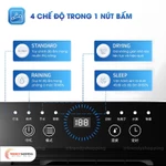 Máy hút ẩm gia đình Airplus AP10.2010EW Nhập Khẩu, Máy hút ẩm Mini 10 lít/ngày cho phòng ngủ phòng khách — ảnh 3