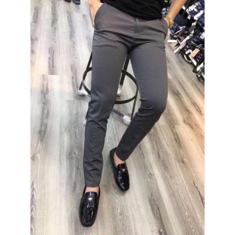 Quần Tây Nam KINGFASHION Chất Vải Cotton Cao Cấp Co Giãn 4 Chiều Trẻ Trung Lịch Lãm Sang Dài