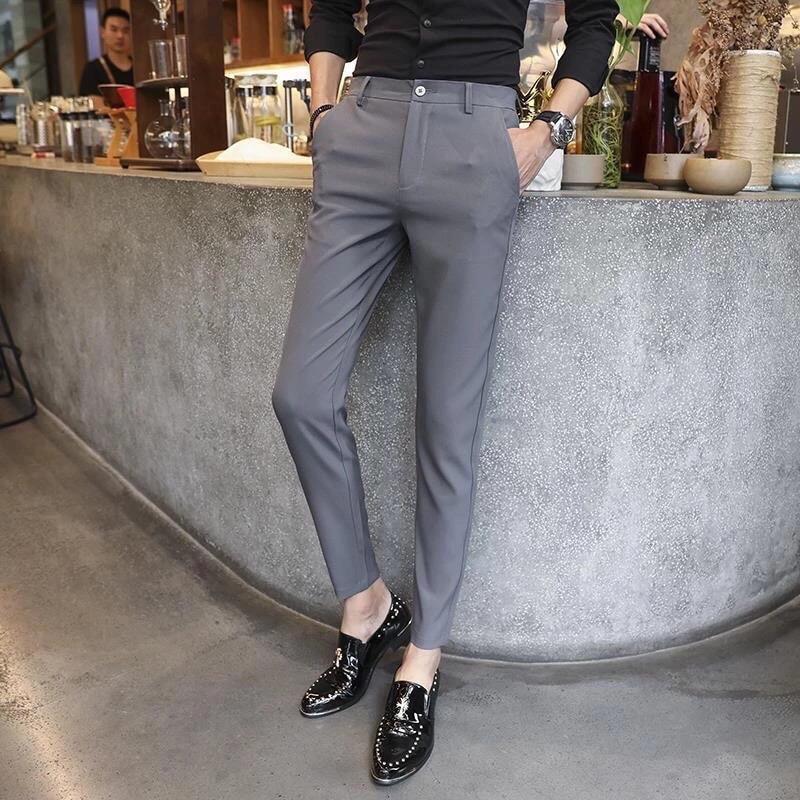 Quần Tây Nam KINGFASHION Chất Vải Cotton Cao Cấp Co Giãn 4 Chiều Trẻ Trung Lịch Lãm Sang Dài