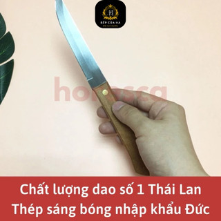 Dao Thái Lan gọt hoa quả hàng cao cấp 350 351 Eagle Cán Gỗ có vỉ Chính Hãng- Bếp Của Hà