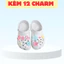 MẪU MỚI Dép quai ngang kèm charm dép sục nam nữ êm chân big size đế cao chống trơn trượt-Hỗ trợ đổi size