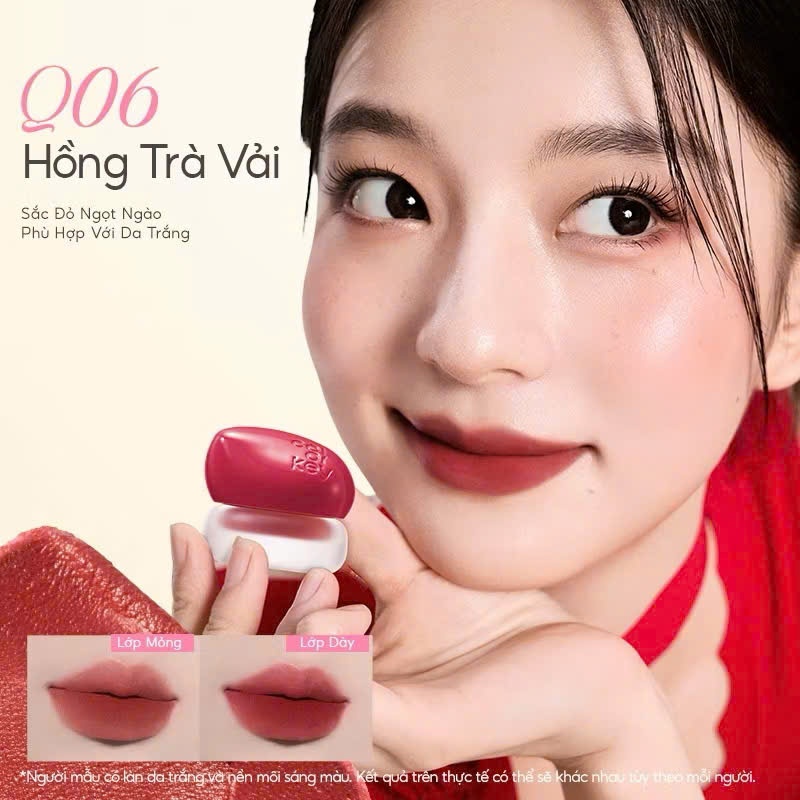 Son Bùn Dạng Hủ Colorkey Đa Năng Mịn Mượt, Rực Rỡ Mọi Góc Nhìn 4.5g | NHÍM HOUSE