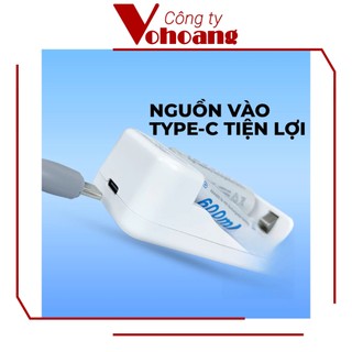 Beston C9007 sạc thông minh pin NiMH kèm pin tiểu AA, pin đũa AAA, nguồn TypeC, đèn LED báo sạc