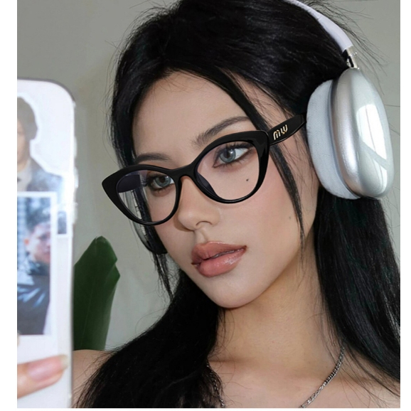 Kính Cận Mắt Mèo Unisex INNI 835 Thời Trang, Gọng Kính Nhựa Cao Cấp, Kiểu Dáng Cá Tính