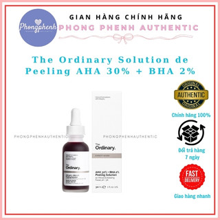 SERUM THE ORDINARY AHA + BHA PEELING SOLUTION CHAI 30ML