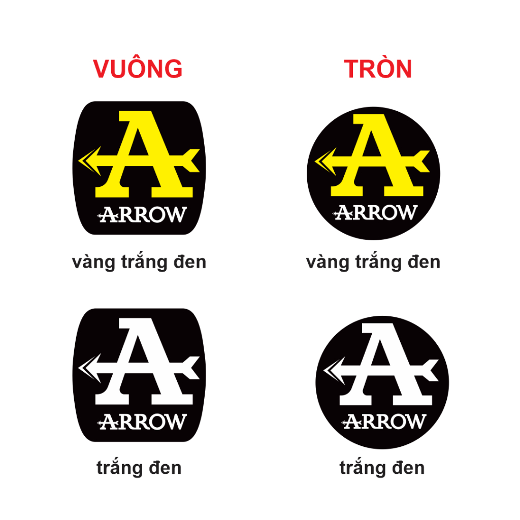 Logo Ar ra. i Exhaust. Decal chống nước, không bay màu