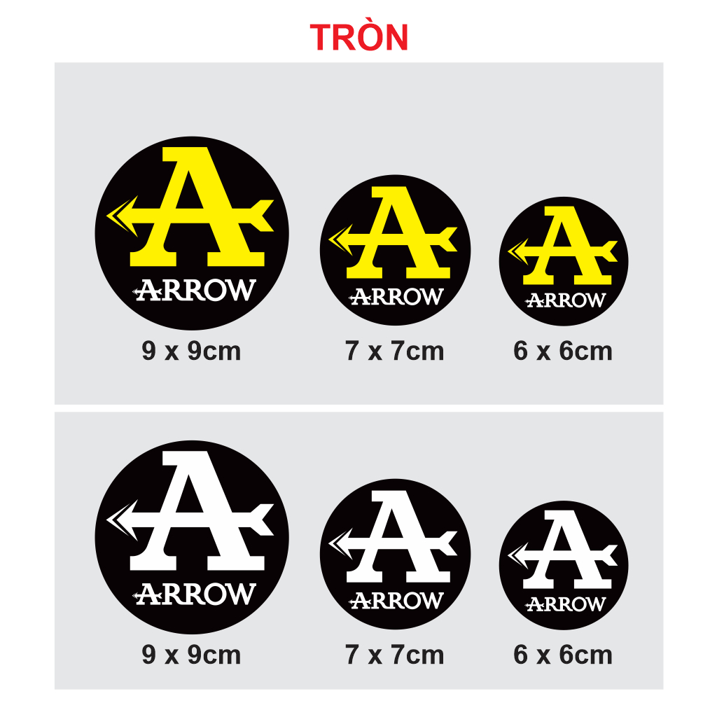 Logo Ar ra. i Exhaust. Decal chống nước, không bay màu