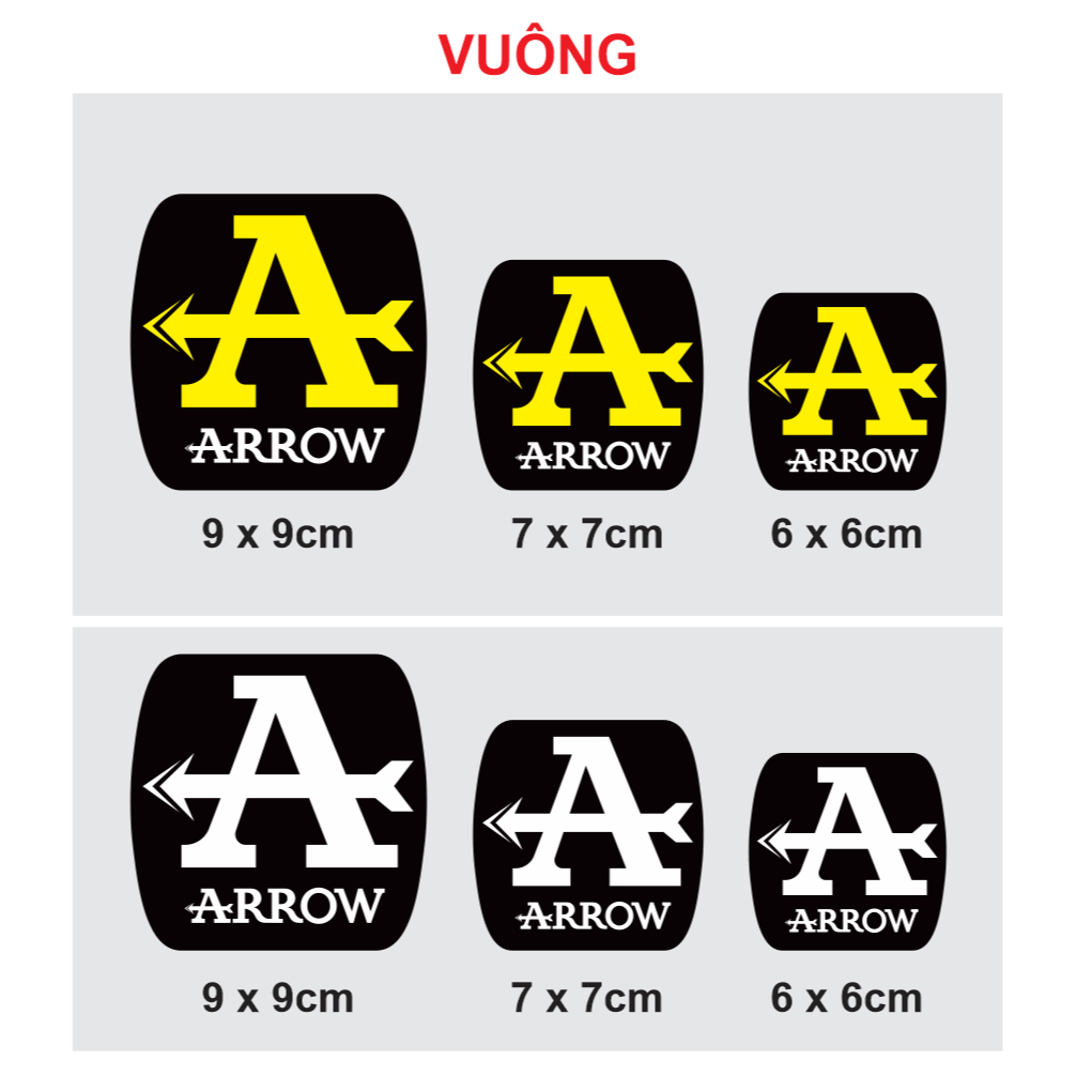 Logo Ar ra. i Exhaust. Decal chống nước, không bay màu