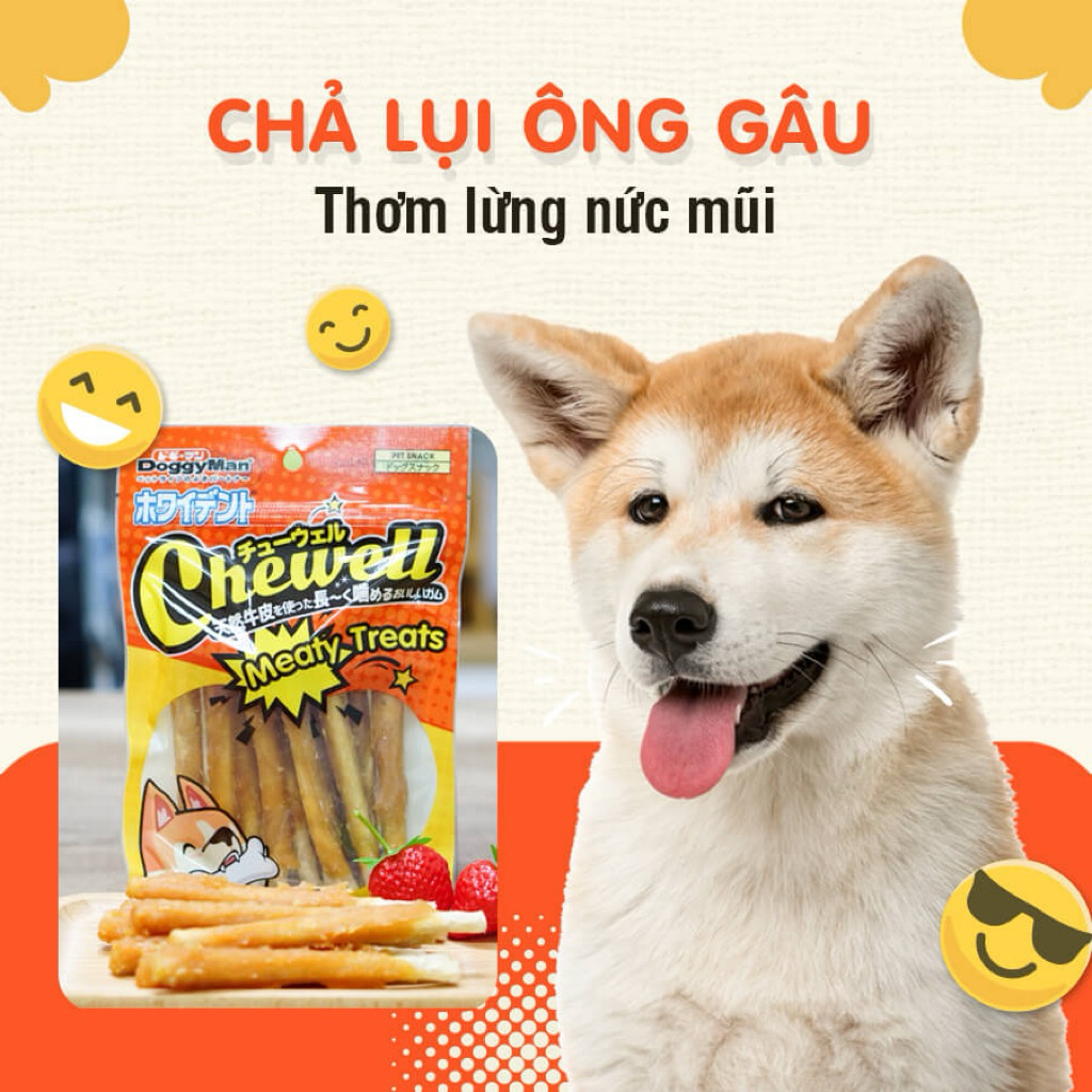 Que da bò nhúng thịt gà 10 cây Doggyman