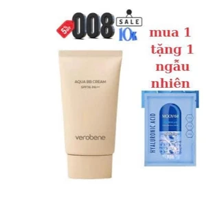 KEM NỀN NÂNG TONE TRANG ĐIỂM TÍCH HỢP CHỐNG NẮNG VEROBENE AQUA BB CREAM SPF36 PA++ 40ML