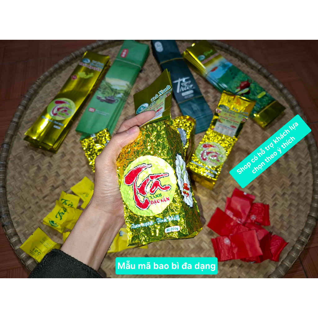 [ Khối lượng 200g - Chè búp Cơ bản ] Trà, chè làm quà biếu, chè uống chuẩn Tân Cương Thái Nguyên. 2 lạng chè