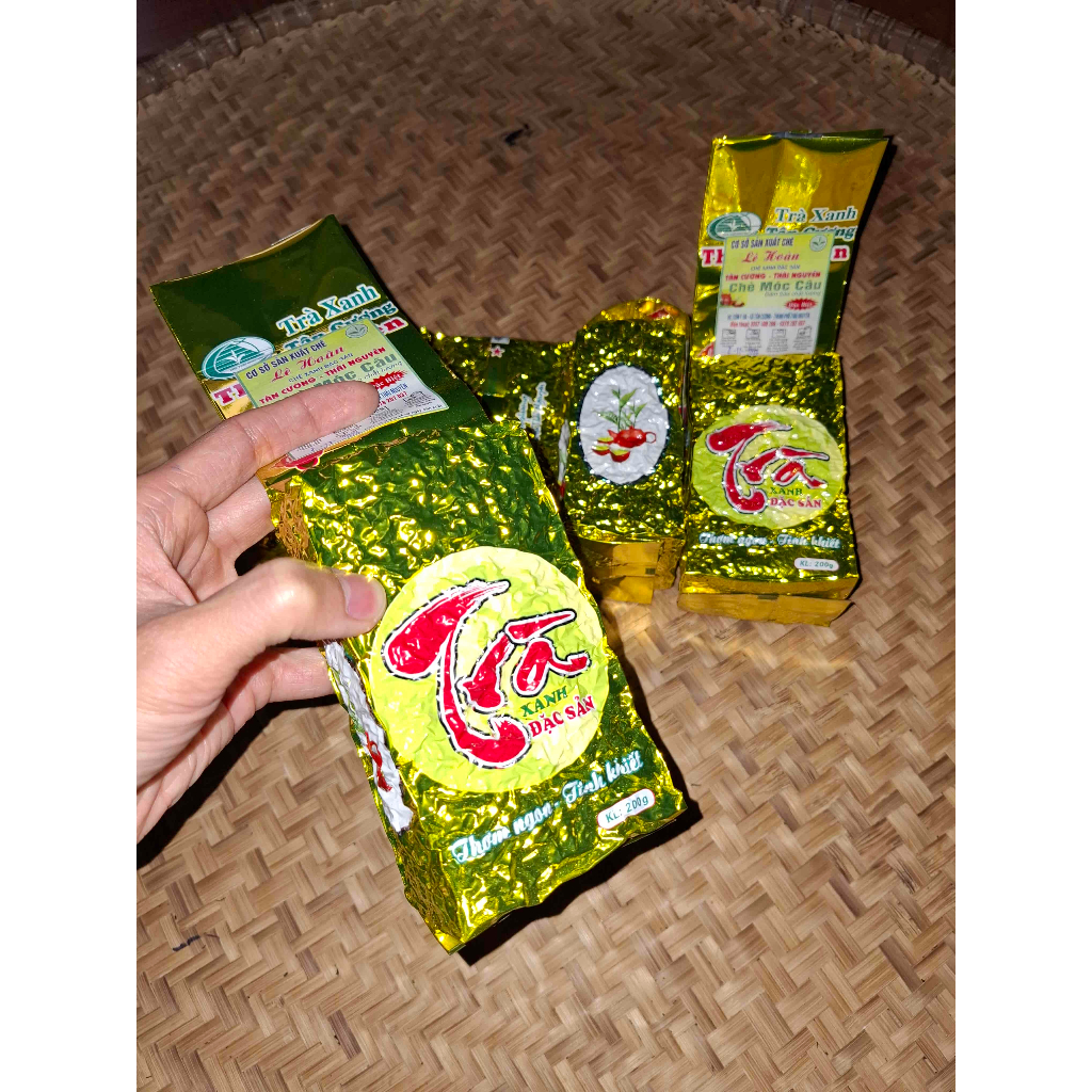 [ Khối lượng 200g - Chè búp Cơ bản ] Trà, chè làm quà biếu, chè uống chuẩn Tân Cương Thái Nguyên. 2 lạng chè