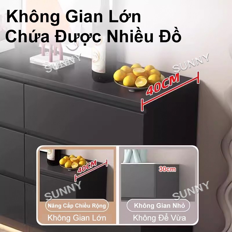 SUNNY Tủ đựng đồ ăn và chén bát tủ buffet decor phòng ăn hiện đại đa năng tiết kiệm diện tích