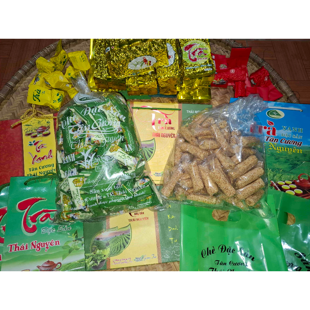 [ Khối lượng 100g - loại Cao cấp tôm nõn ] Trà, chè làm quà biếu, chè uống chuẩn Tân Cương Thái Nguyên. 1 lạng chè