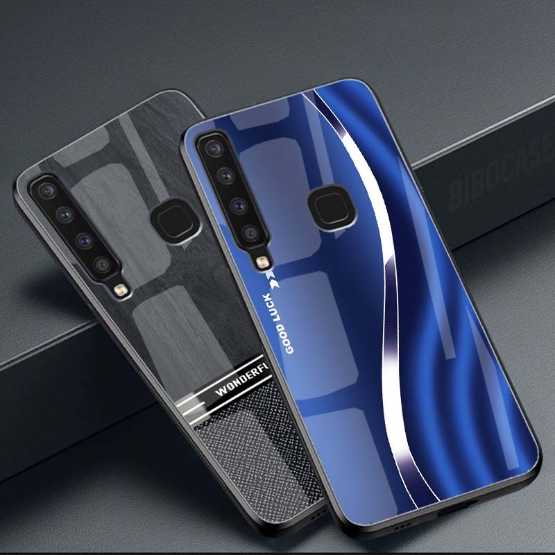 Ốp Lưng SAMSUNG GALAXY A9 2018 mặt kính cường lực cao cấp, hàng new