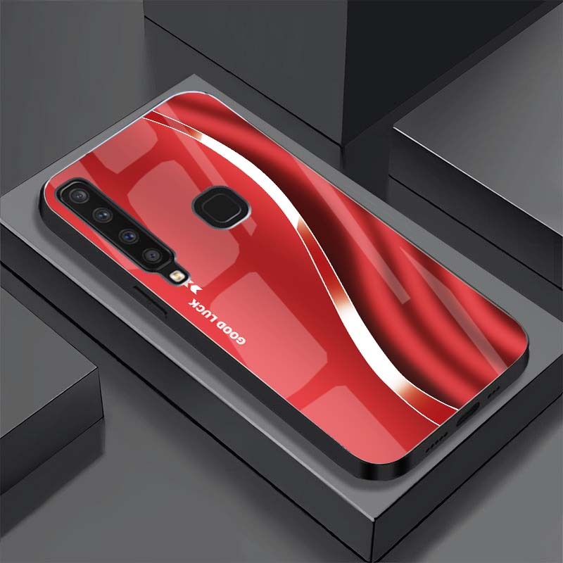 Ốp Lưng SAMSUNG GALAXY A9 2018 mặt kính cường lực cao cấp, hàng new