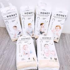 [LyNguyenStore] Tã/Bỉm Dán/Quần Honey Premium Chính Hãng Mỏng Nhẹ, Thấm Hút Tốt Full Size Dán/Quần
