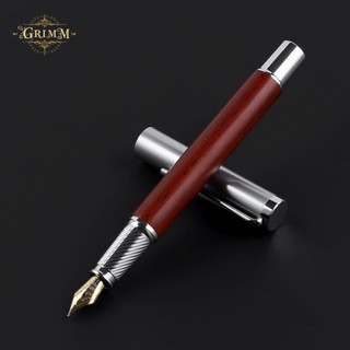 Bút Ký Cao Cấp - Chất Liệu Thép Kết Hợp Thân Gỗ [Tặng Hộp + Túi + Ngòi hoặc lọ mực 15ml ]