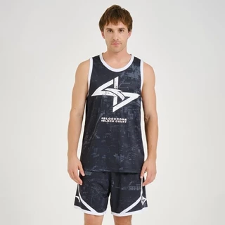 ANTA Nam Shock The Game Bộ thi đấu bóng rổ Set Ba lỗ Thể Thao Basketball Game Set 1524C1201