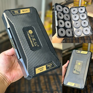 Hộp Đựng Trục Tiểu Phượng Hoàng Hộp ABS Vân Carbon Cao Cấp Kèm Xốp Cuôn Trục