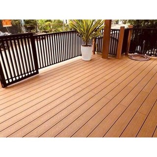 Thanh sàn gỗ nhựa ngoài trời 3D- Rộng 14cm x Dài 1m45 siêu cứng