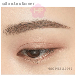 Bột Kẻ Lông Mày Siêu Mịn Kissme Heavy Rotation Natural Powder Eyebrow Màu Nâu Tự Nhiên 2.3g